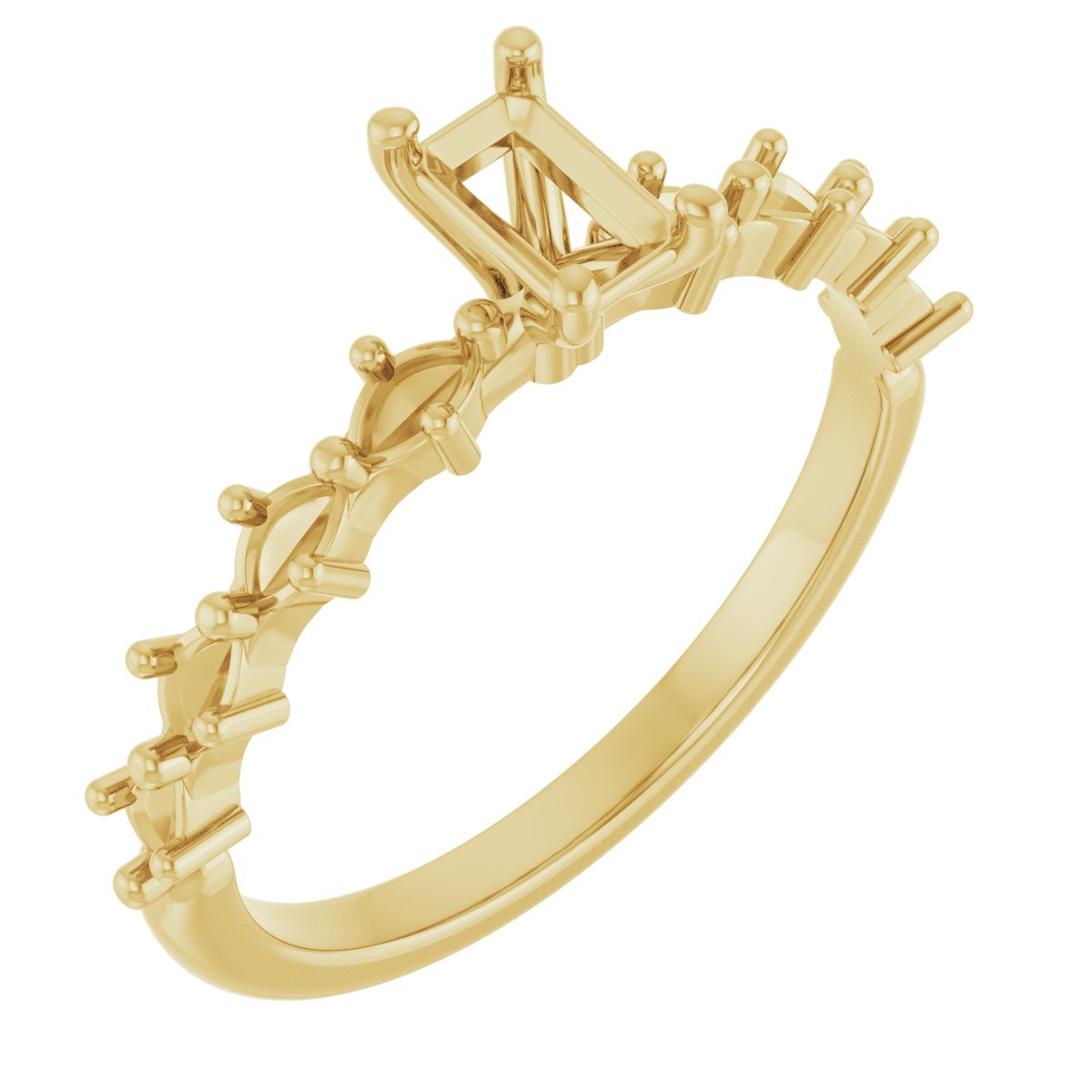 Accented Engagement Ring