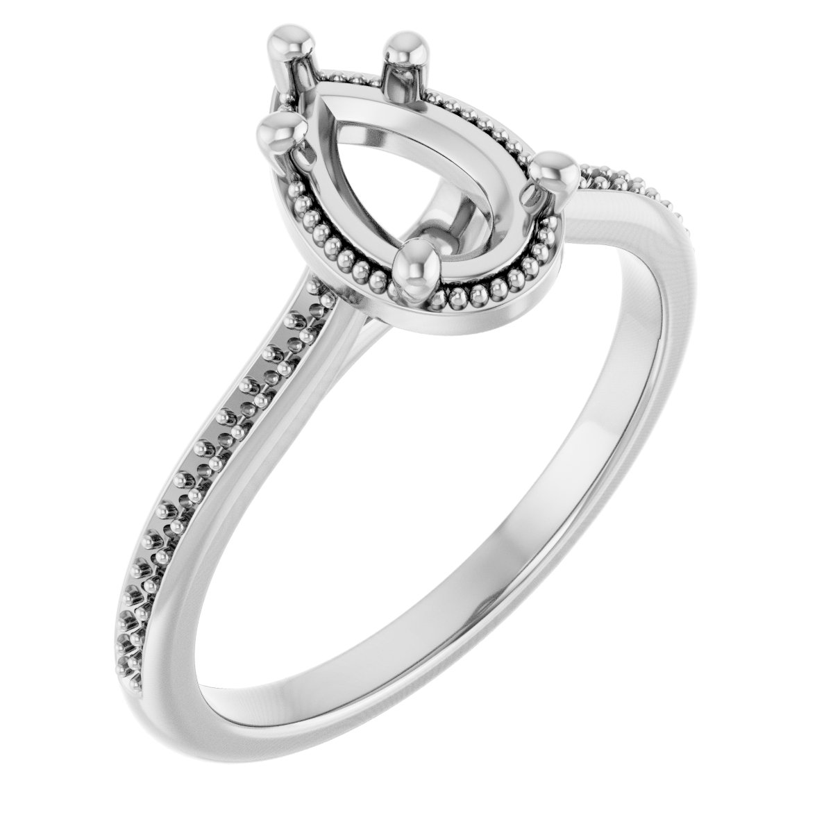 14k White Gold