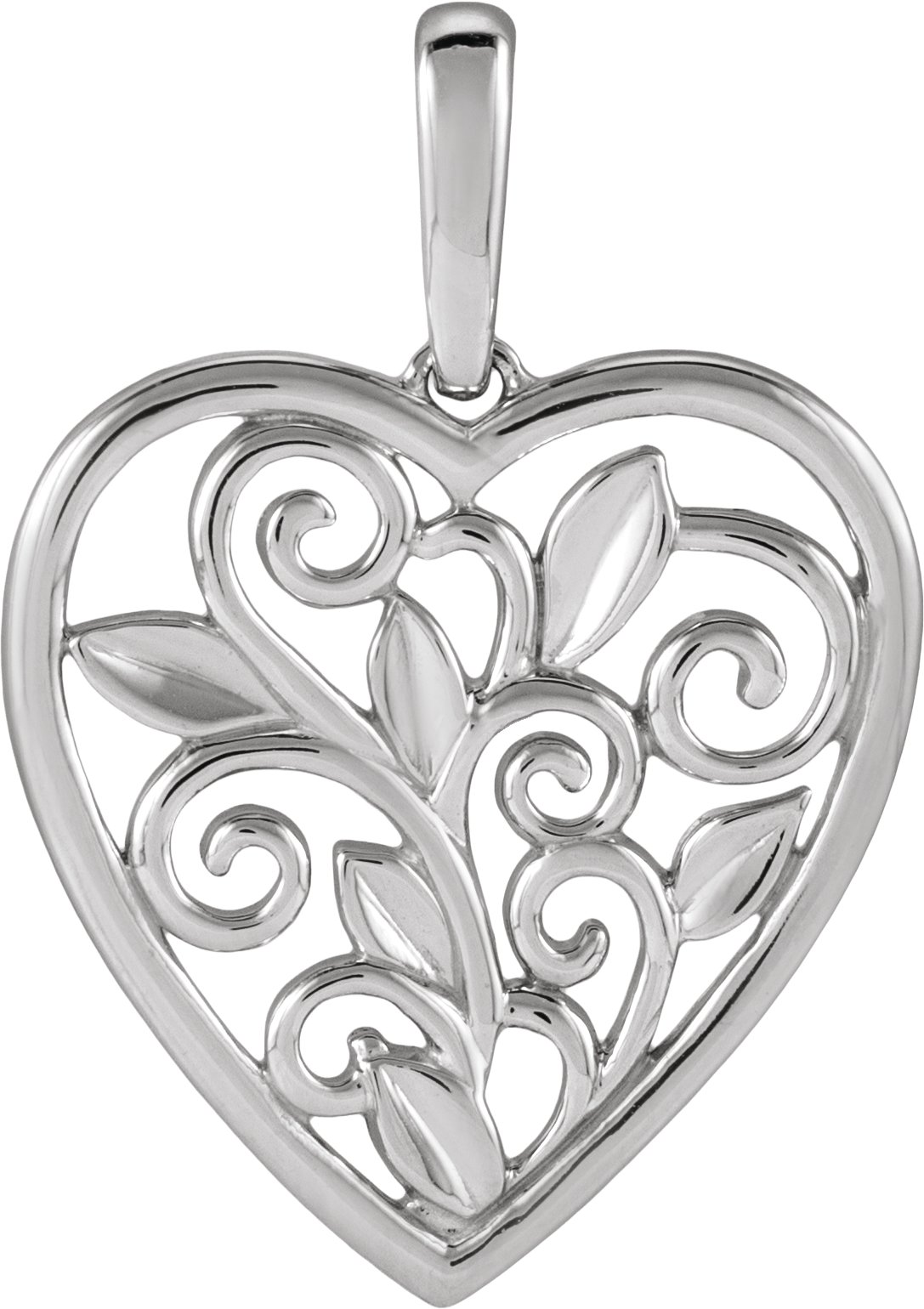 Filigree Heart Pendant