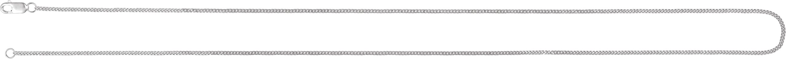 Sterling Silver 1.15 mm Diamond-Cut Curb 16 Chain
