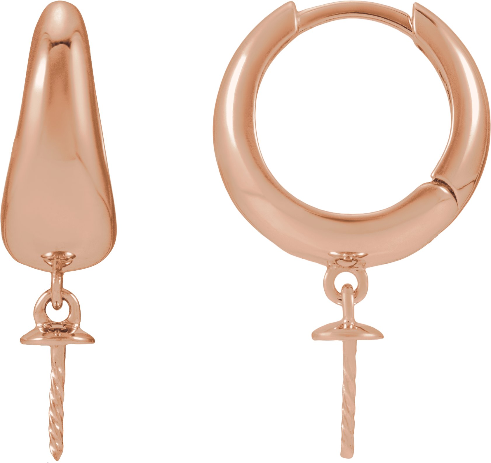 Pearl Hoop Earrings