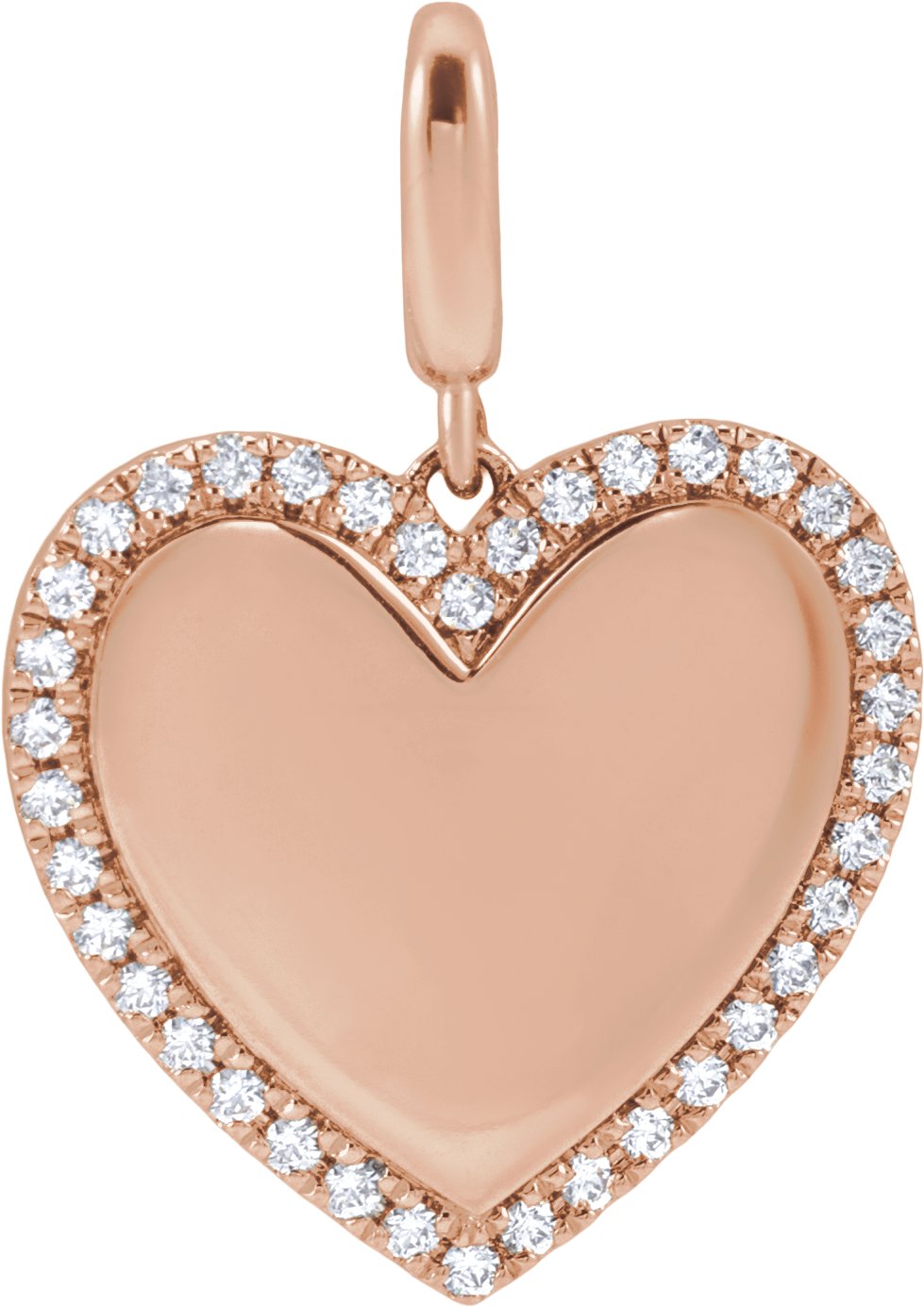 Engravable Heart Charm/Pendant