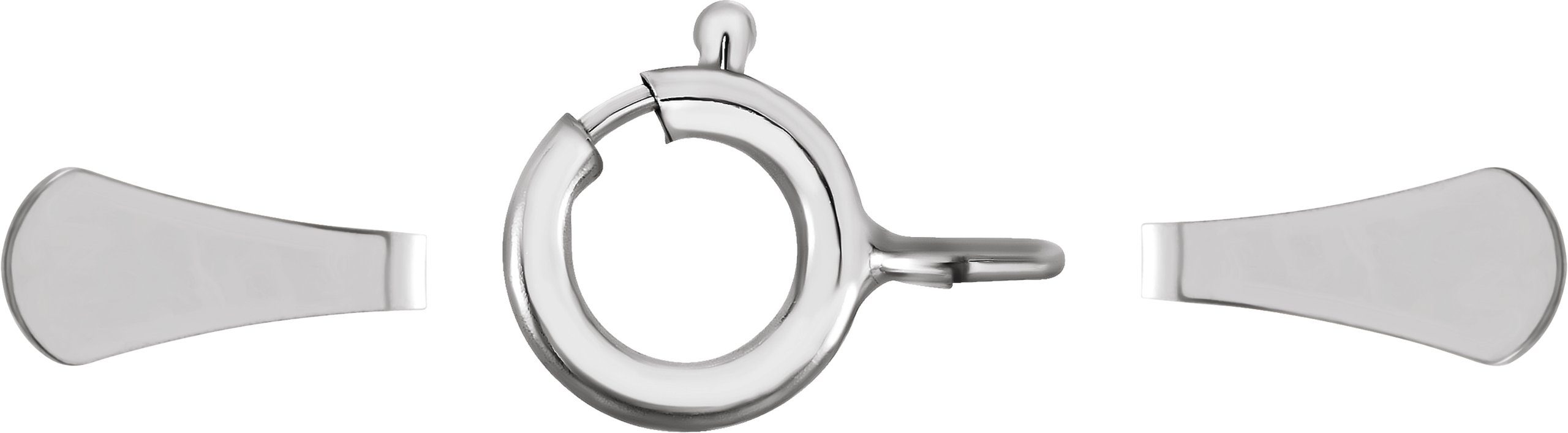 Spring Ring Clasp & Chain End Sets