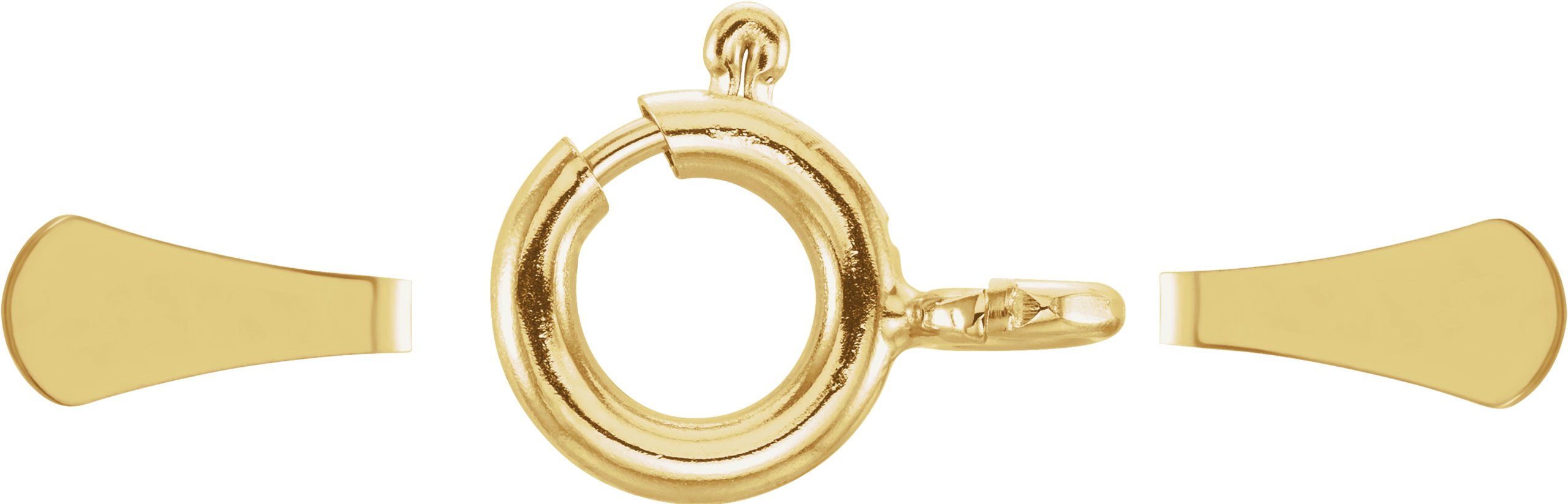 Spring Ring Clasp & Chain End Sets