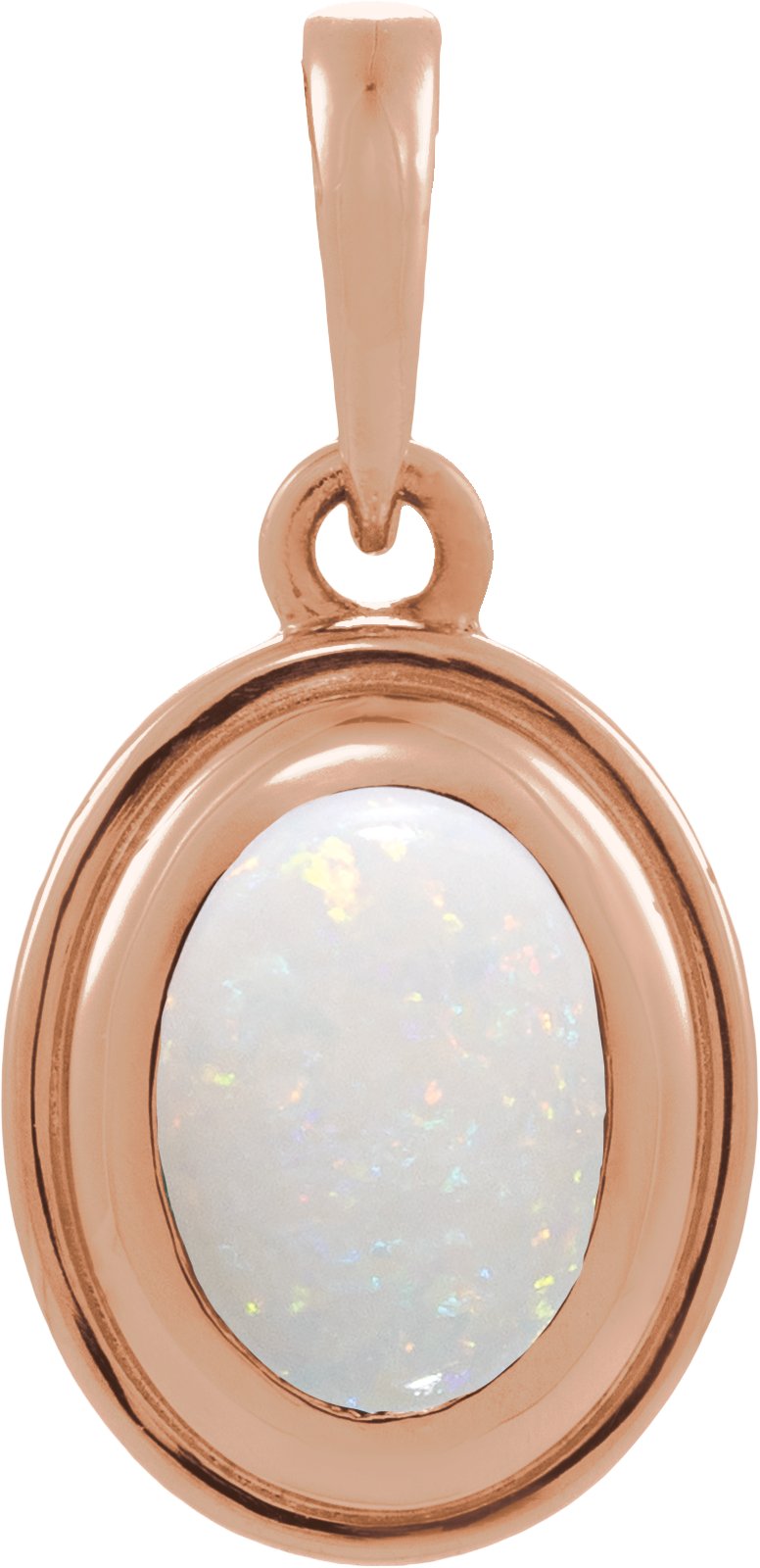 Bezel-Set Cabochon Pendant