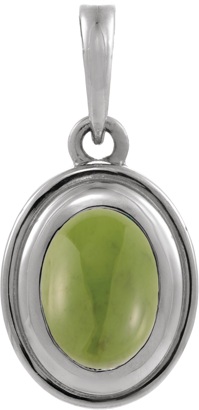 Bezel-Set Cabochon Pendant
