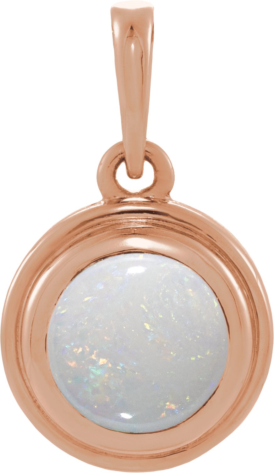 Bezel-Set Cabochon Pendant