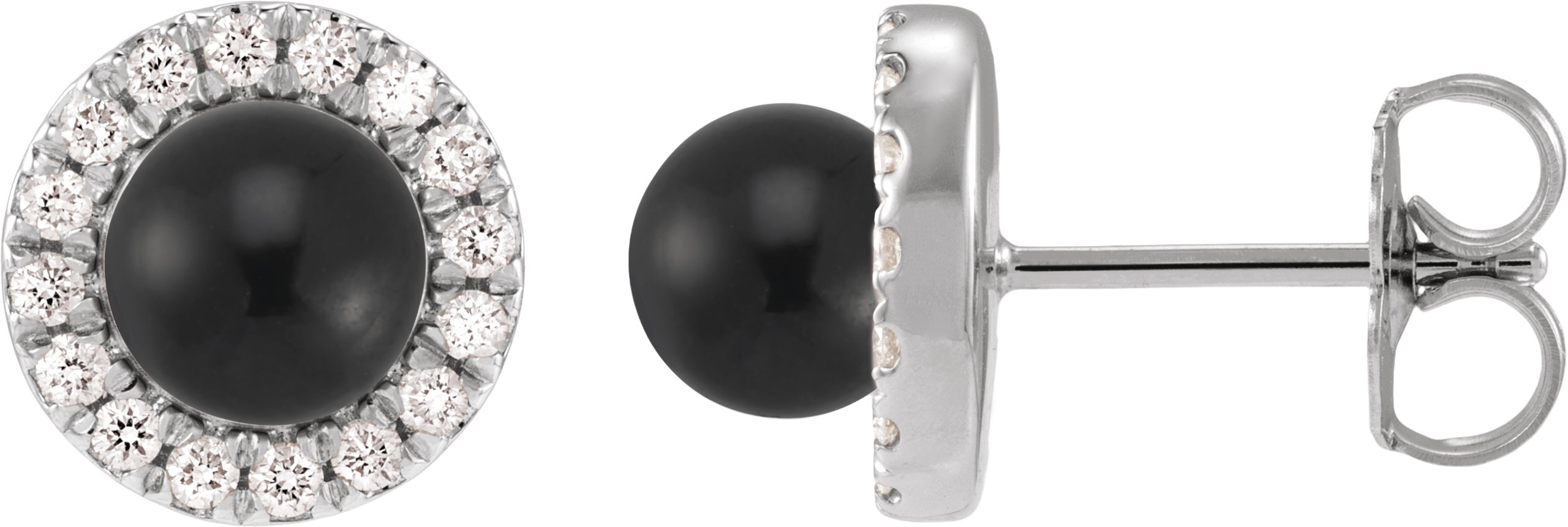 Pearl Halo-Style Earrings