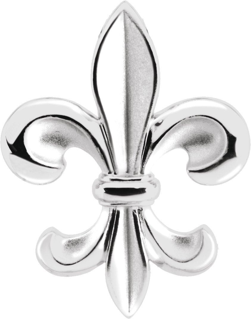 14K White Fleur de lis Pendant Ref. 2252194