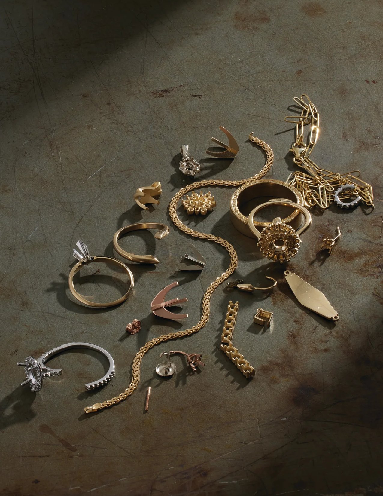 Collecting precious metal scrap at the bench