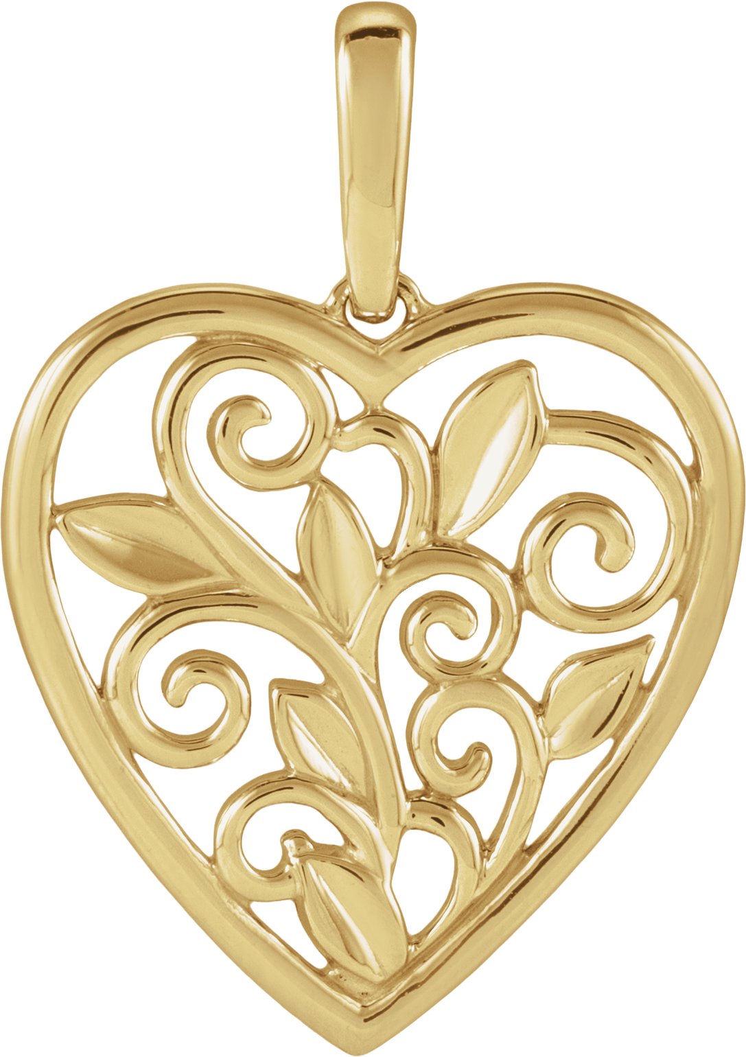 Filigree Heart Pendant