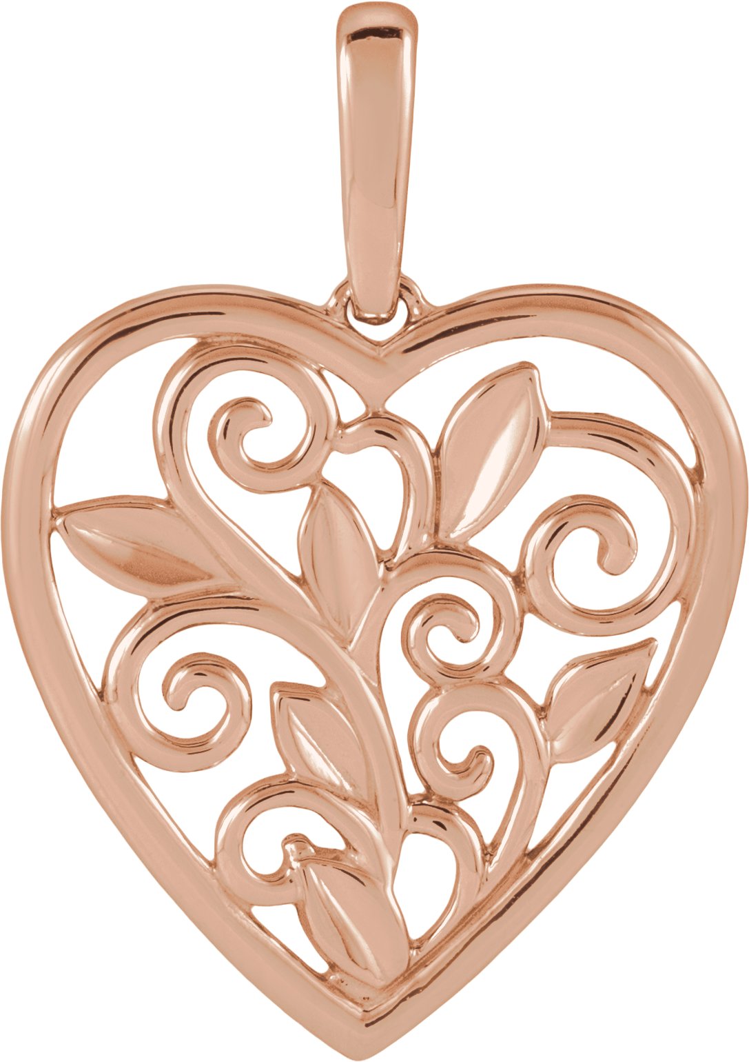 Filigree Heart Pendant