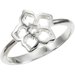 Sterling Silver Forget Me Not Ring