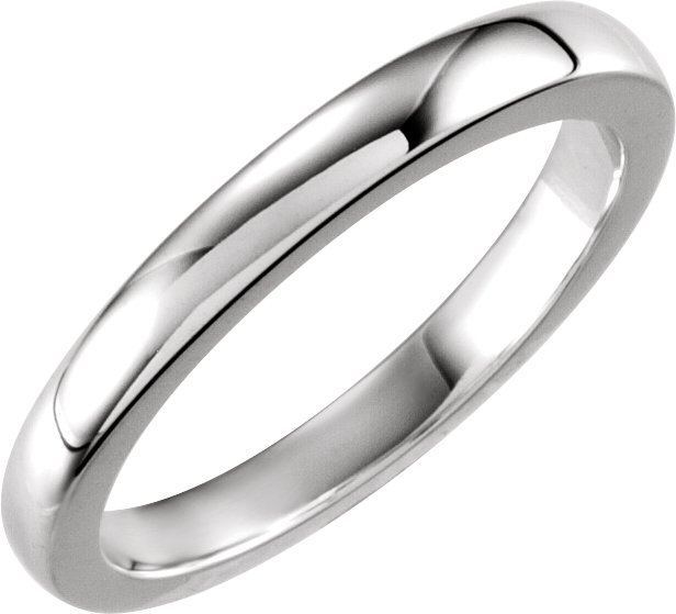 14K White Solstice Solitaire® #13=1.5-2.0 CT Tapered Bombé Matching Band