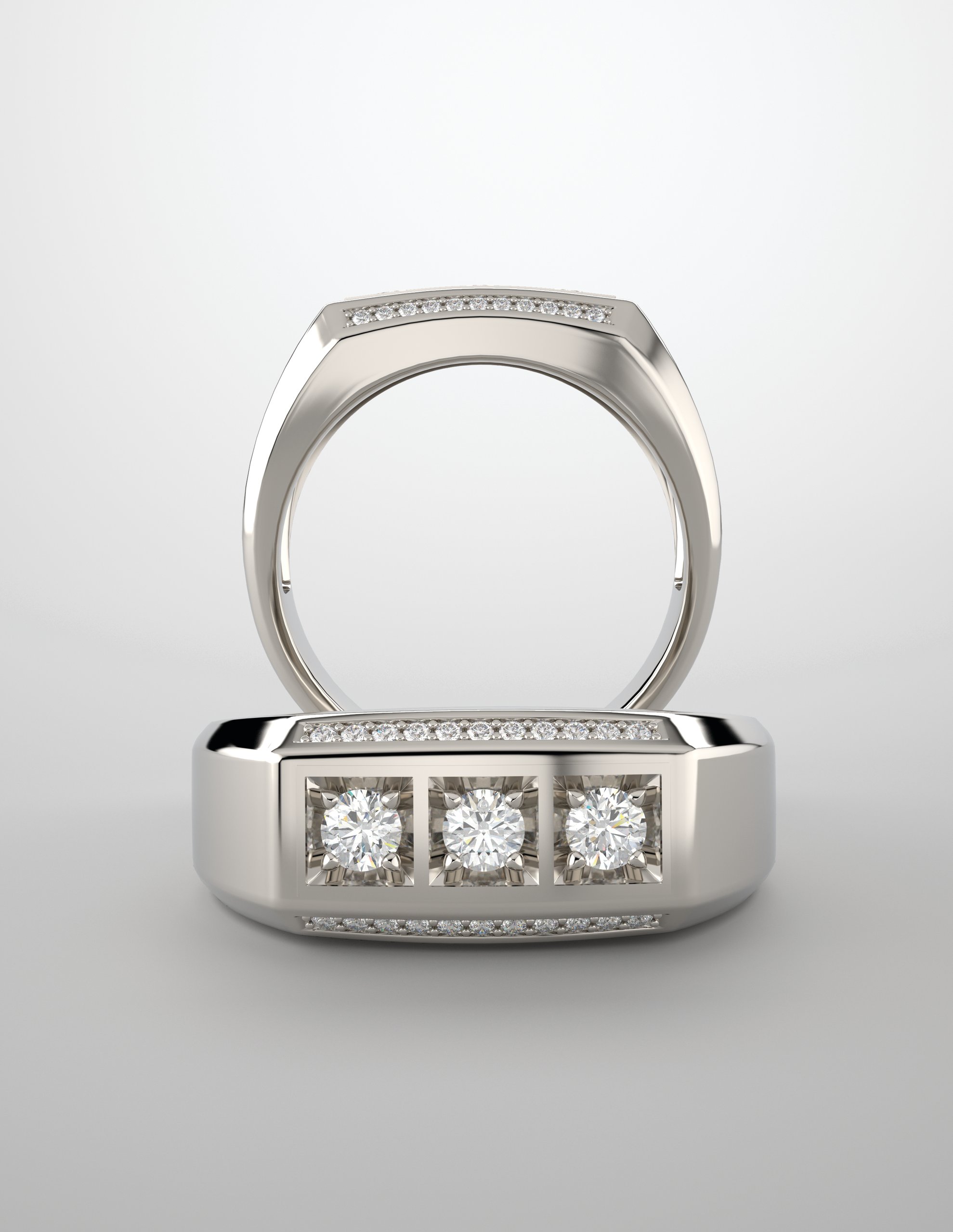 Diamond Fashion | Three-Stone Ring