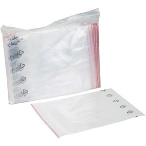 MiniGrip RedLine 5x7 Plastic Zip Bags 1000/Box