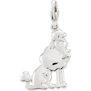 Charming Animals® Poodle Charm/Pendant