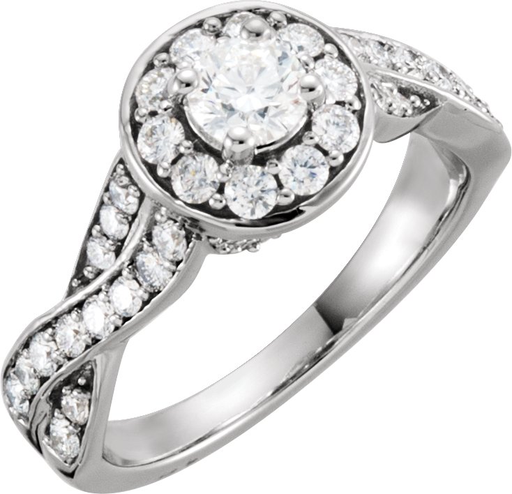 Twist-Style Engagement Ring or Band