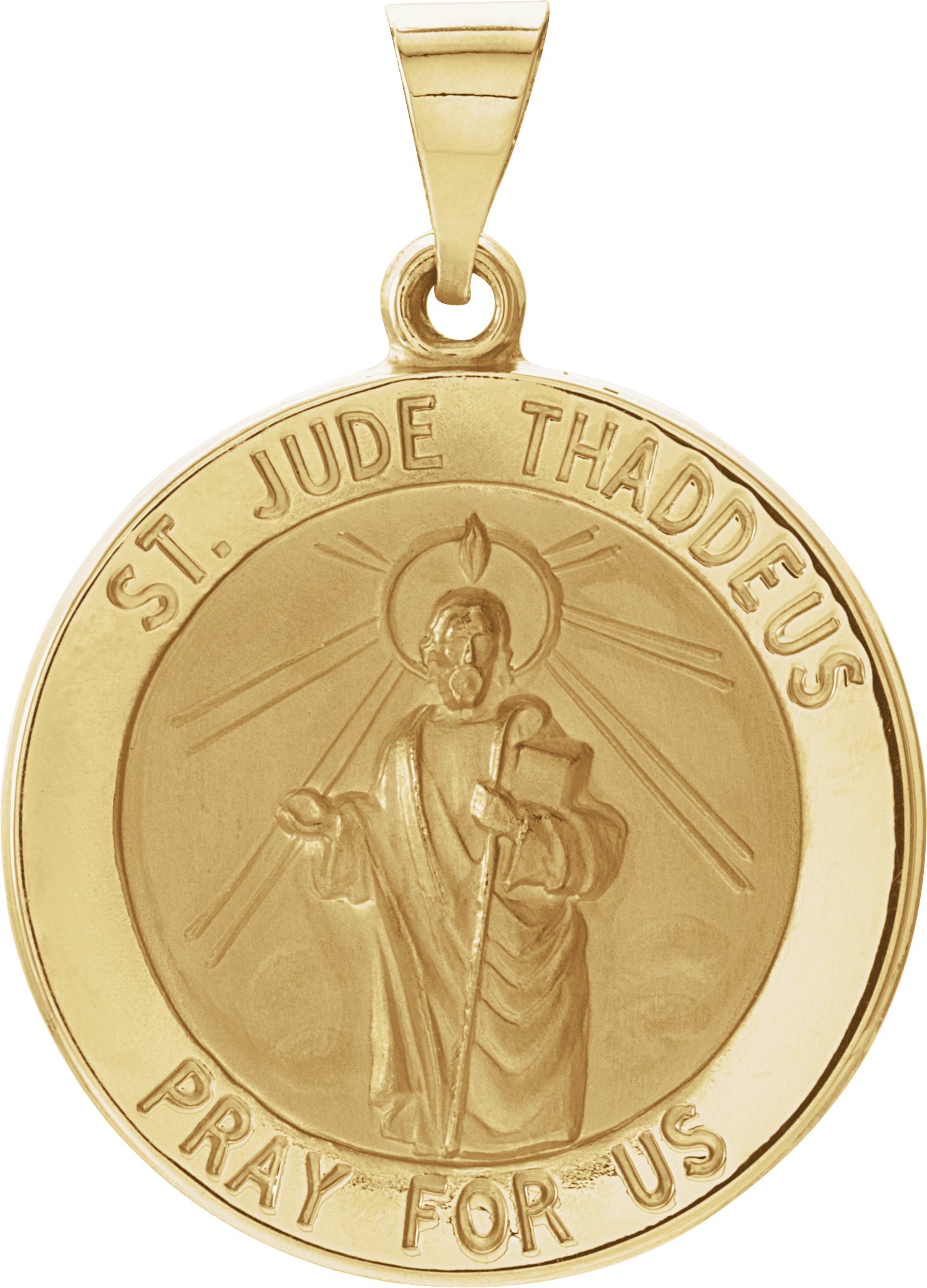Hollow Round St. Jude Medal 18.25mm Ref 796170