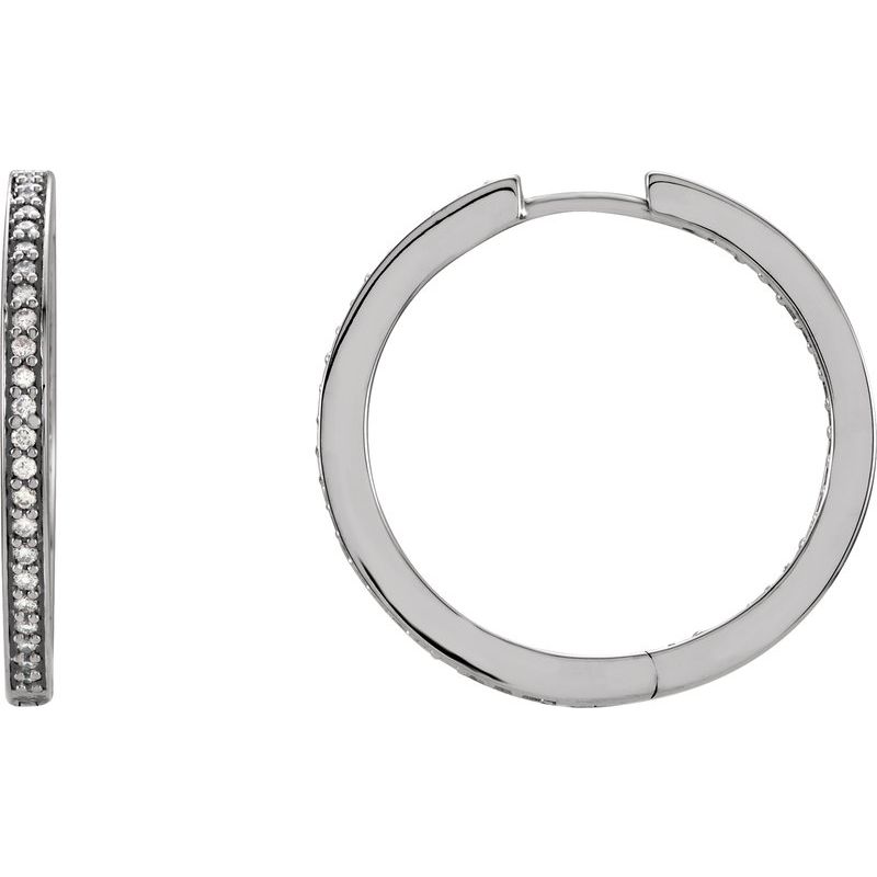 Inside-Outside Hoop Earrings