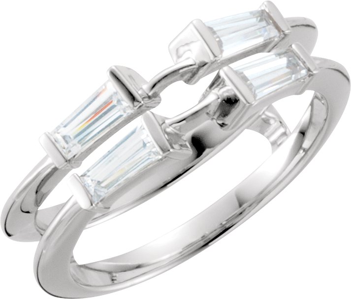 Platinum .50 CTW Diamond Ring Guard Ref 11033912