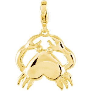 Charming Animals® Crab Charm/Pendant