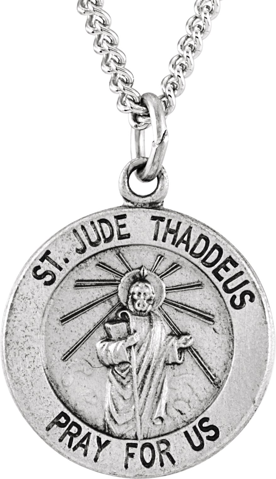 St. Jude Thaddeus Medal Necklace or Pendant