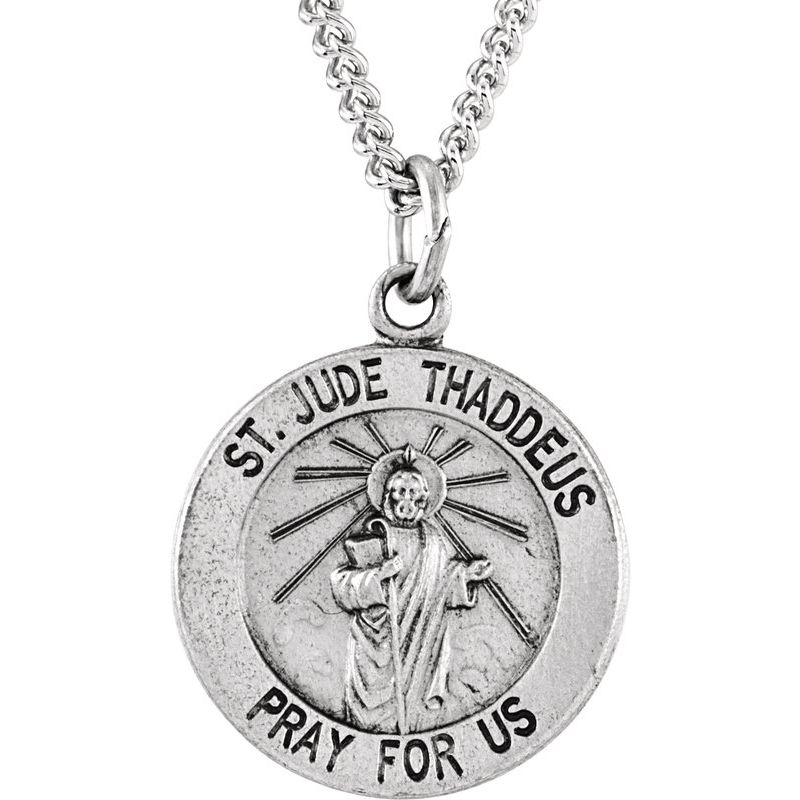 St. Jude Thaddeus Medal Necklace or Pendant