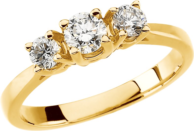 14K Yellow .625 CTW Diamond Anniversary Band Ref 137941