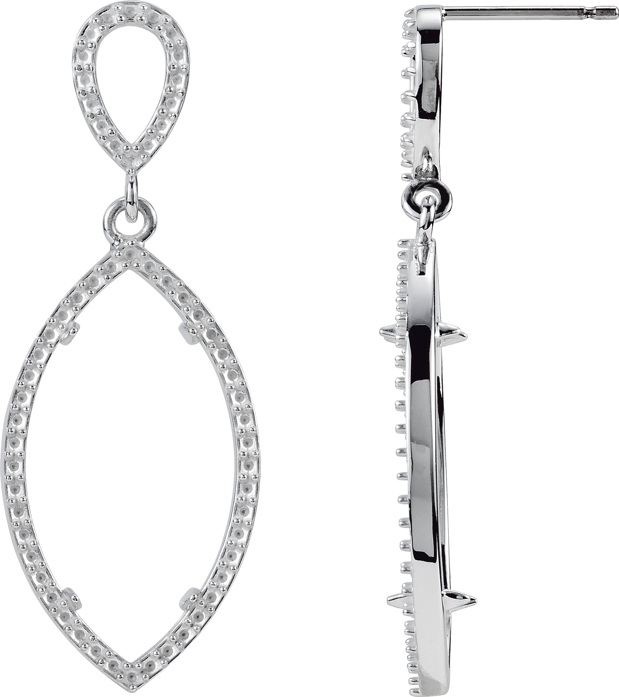 Halo-Style Earrings