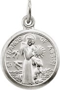 St. Francis of Assisi Medal 10.15 x 12mm Ref 279131