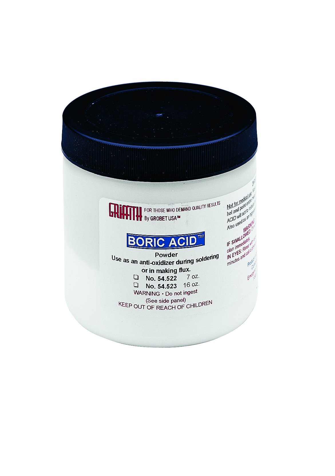 GRIFFITH by Grobet USA™ BORIC ACID™ Powder 