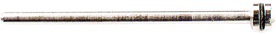 Nickel Plated Small Wheel Mandrel 3/32"