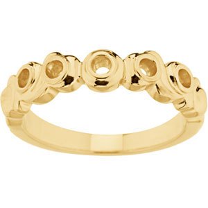 Family Bezel-Set Ring