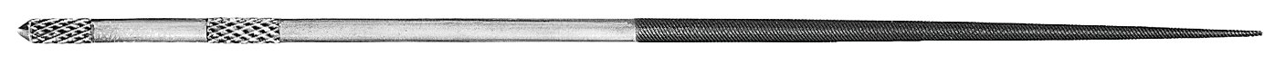 Half Round Escapement Needle File – Swiss Cut #4, Jewelers & Metalworking File, 5-1/2