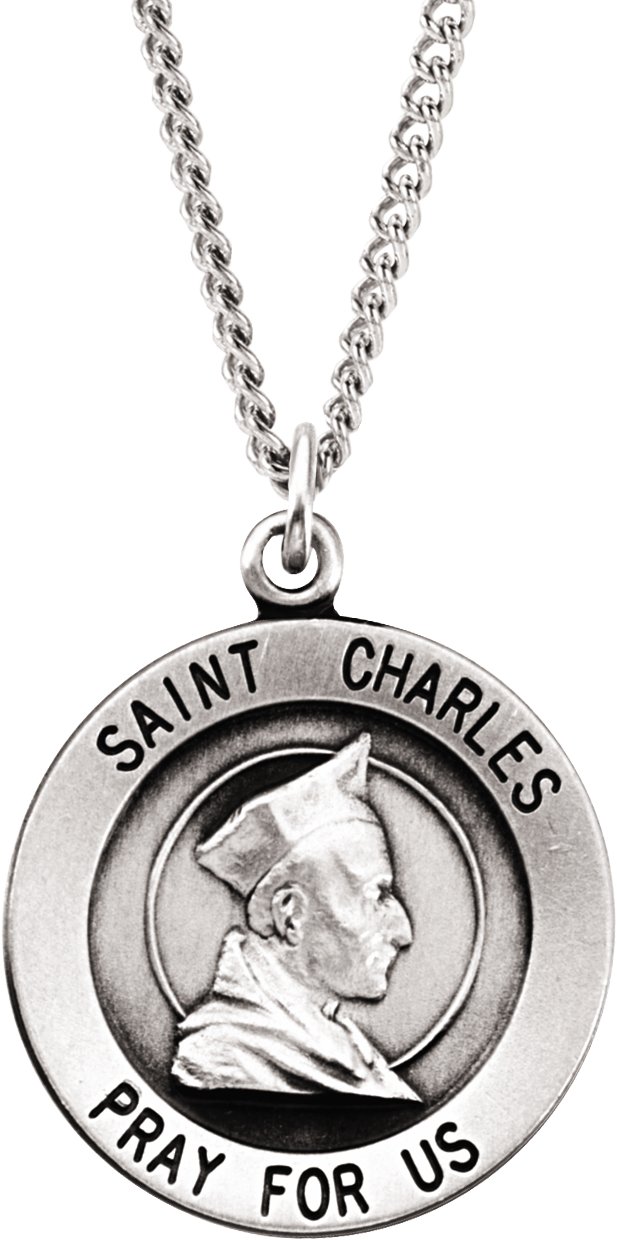 St. Charles Medal Necklace or Pendant