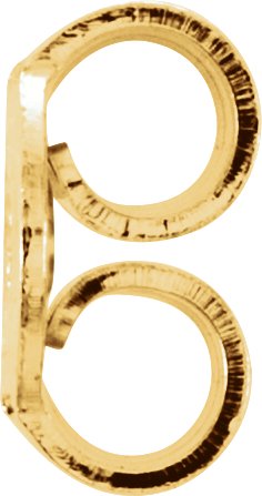 4.6-6.8 mm OD Medium Weight Friction Earring Backs