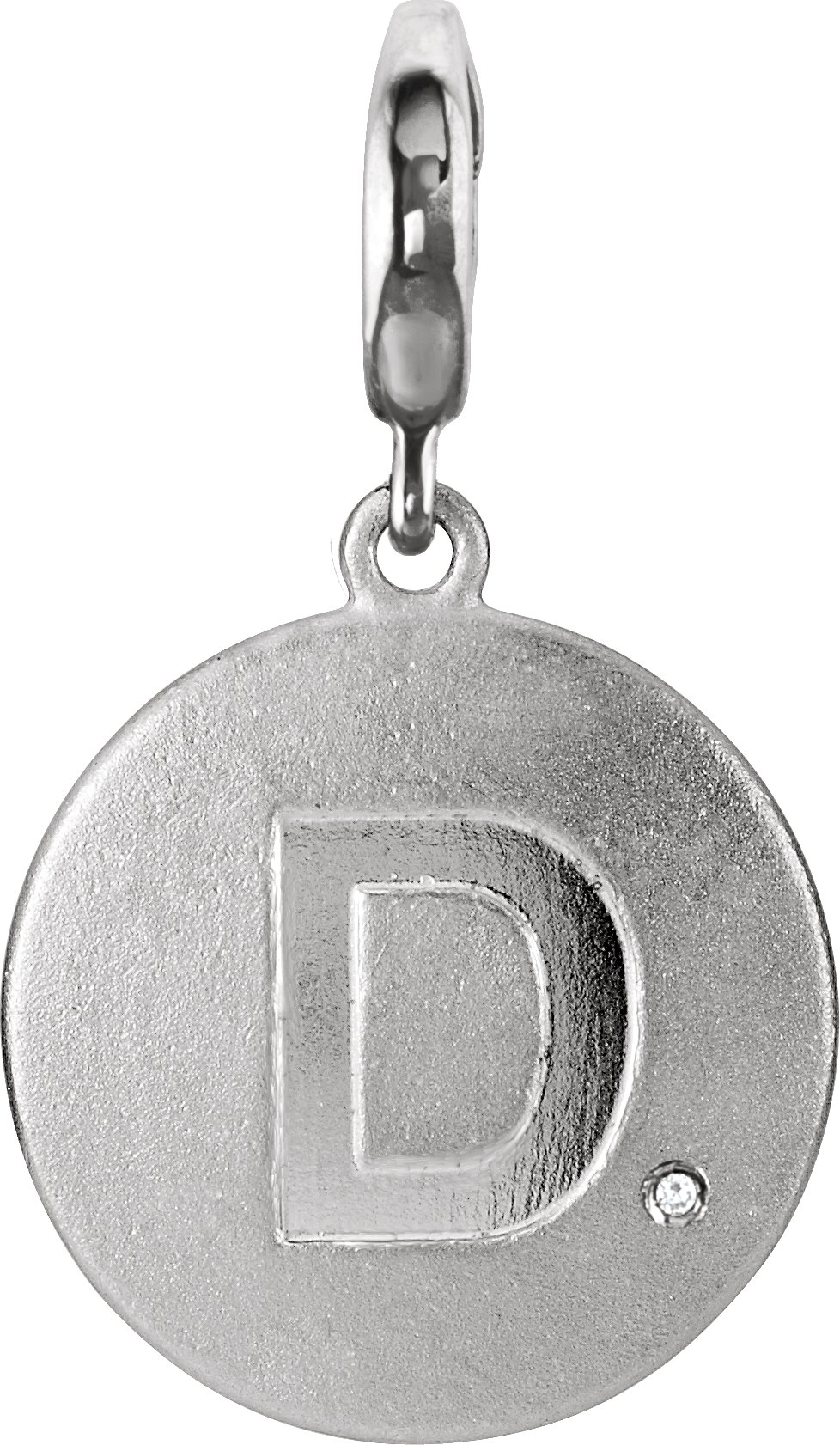 Accented Initial Charm/Pendant