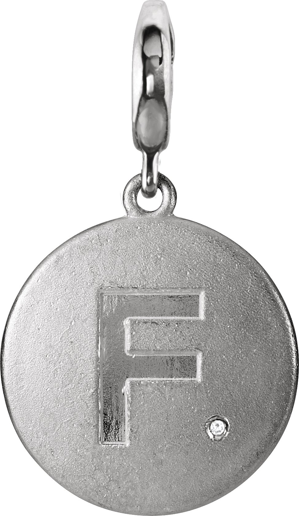 Accented Initial Charm/Pendant