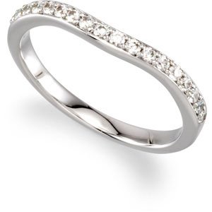 14K White .25 CTW Diamond Band Ref 3131961