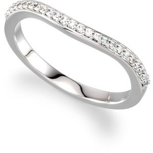 14K White .125 CTW Diamond Band Ref 3132066