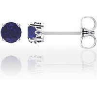 Round Scroll Settings® Gemstone Earrings
