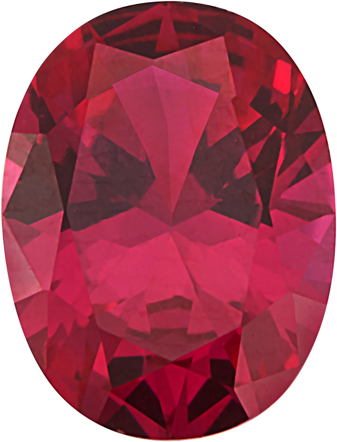 11 mm Round Faceted Lab-Grown Ruby | Stuller