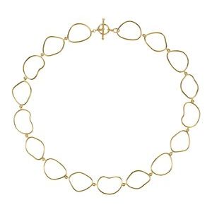 14K Yellow Open Silhouette 18" Necklace