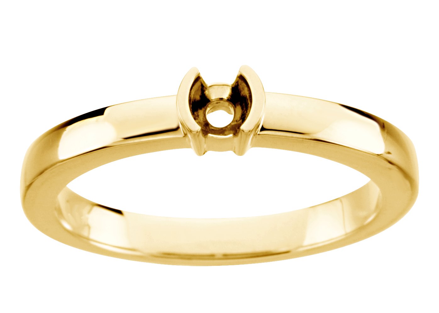 Half-Bezel Family Stackable Ring
