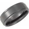 Ceramic Couture 8 mm Comfort Fit Ridged Band Size 12.5 Ref 2983037
