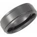 Ceramic Couture™ 8 mm Comfort-Fit Ridged Band Size 7