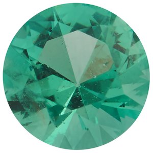 エトゥベラ ゼリーストーン ラウンド 2 mm Round Diamond-Cut A Natural Emerald | Stuller