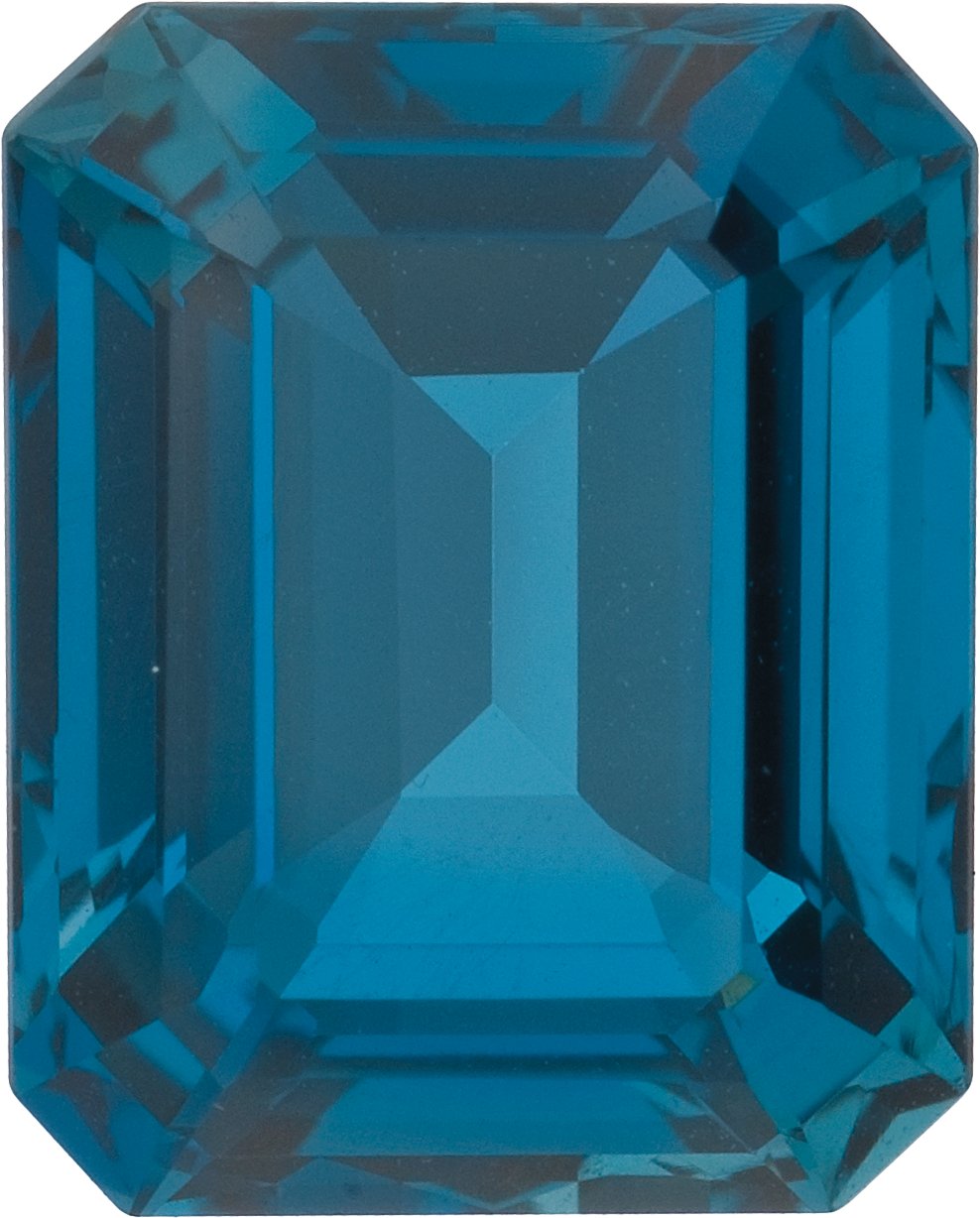 14 store x 10mm, London Blue Topaz Emerald