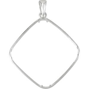 Cushion 4-Prong Pendant